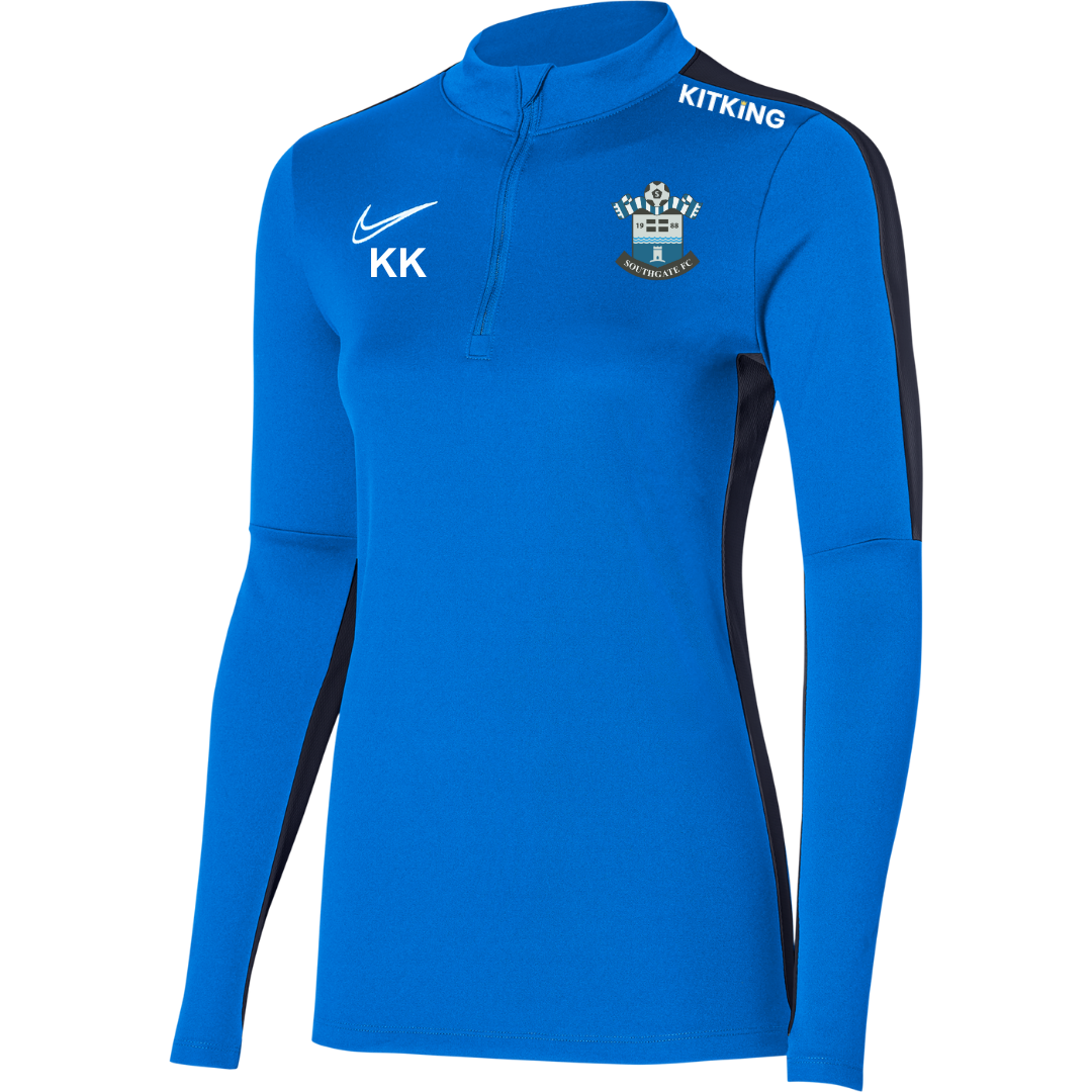 Southgate FC 1/4 Zip Womens Royal Drill Top