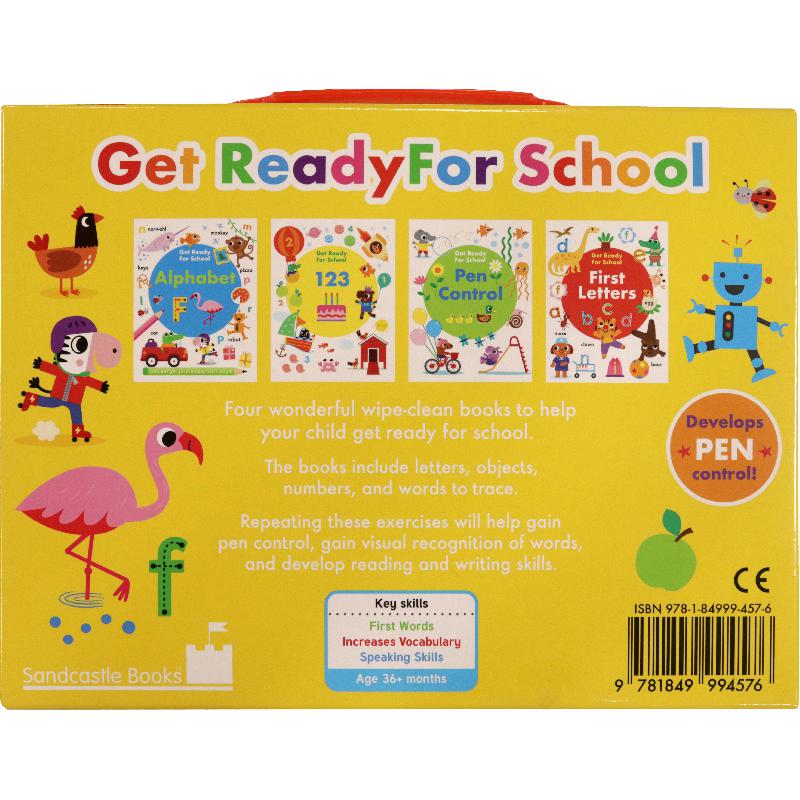 Wipe Clean Carry Case: Get Ready for School