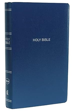 NKJV Gift & Award Bible (Leather-Look, Blue, Red Letter, Comfort Print)