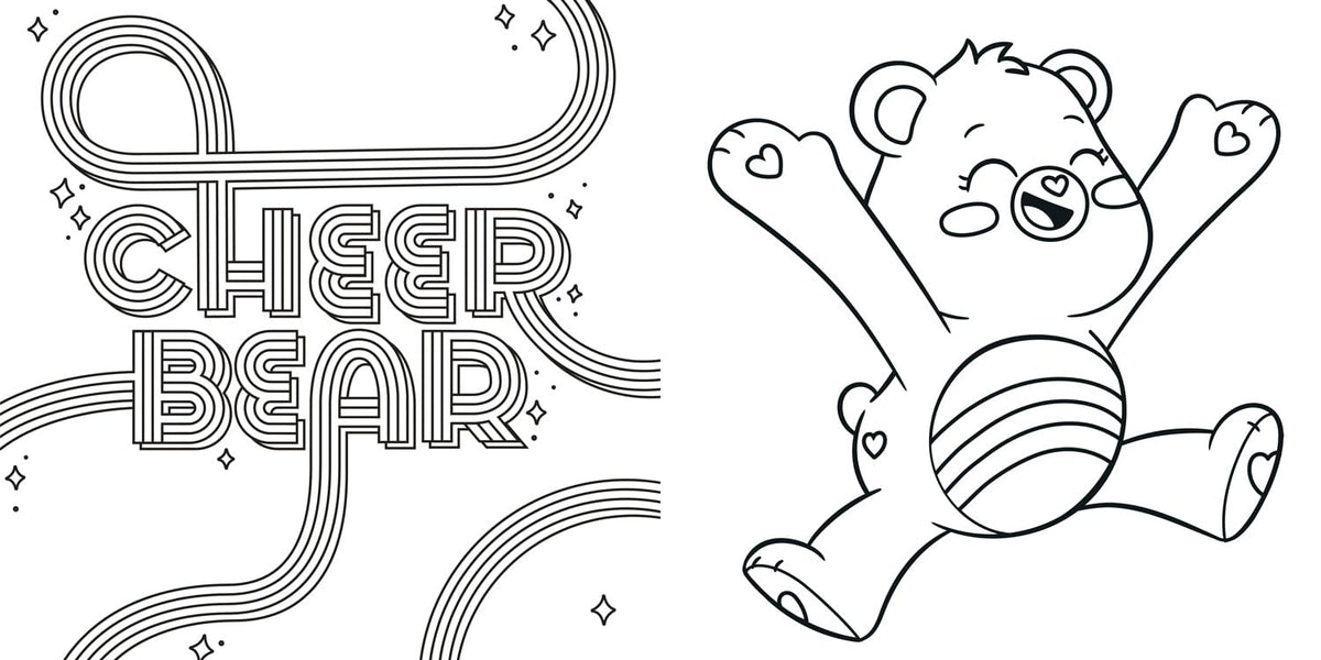 Care Bears Colours of Caring Colouring Book