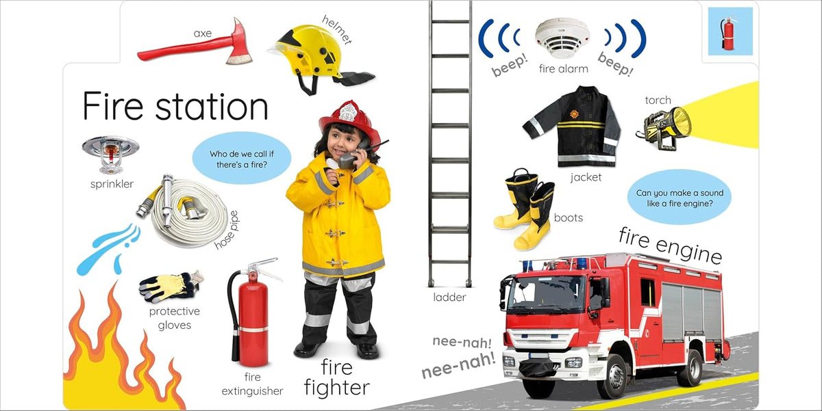 DK My First Busy Jobs (Tabbed Board Book)