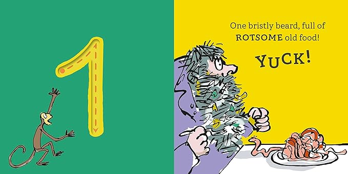 Roald Dahl A Phizz-Whizzing 123 Finger Trail Board Book