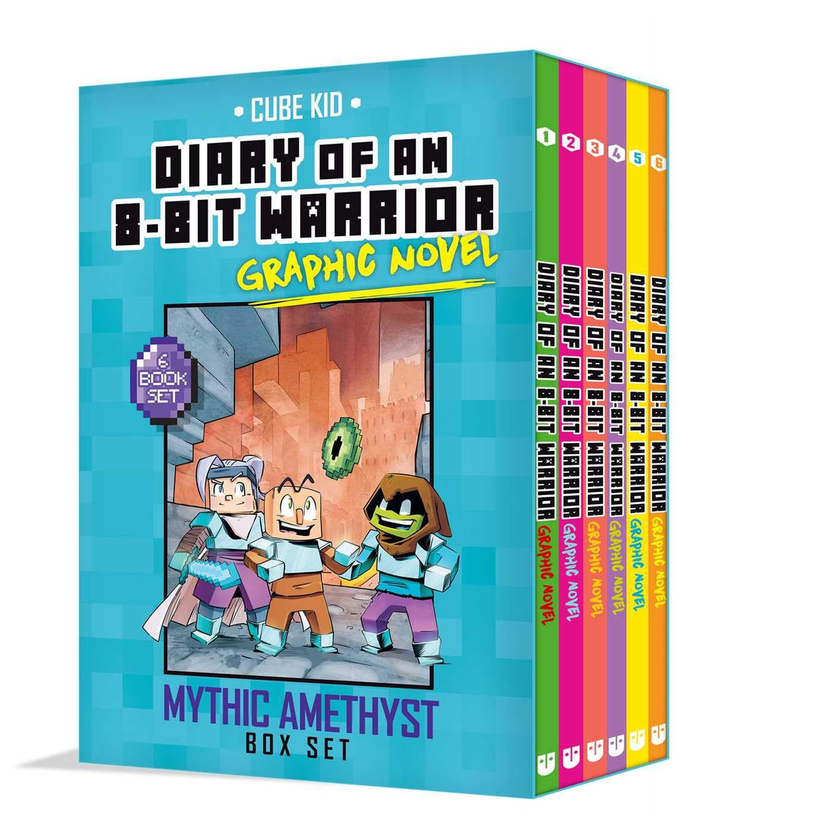 Diary of an 8-Bit Warrior Graphic Novel Mythic Amethyst (6 Book Box Set)