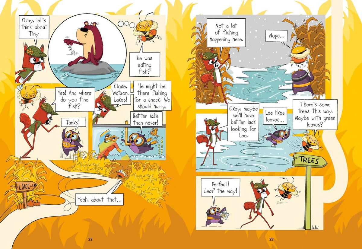 Squirrel Lock Holmes #02: Mystery at the Corn-y Maze(HC)