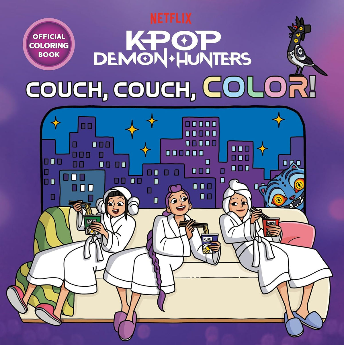 KPop Demon Hunters (Sept'26): Couch, Couch, Color! Official Coloring Book