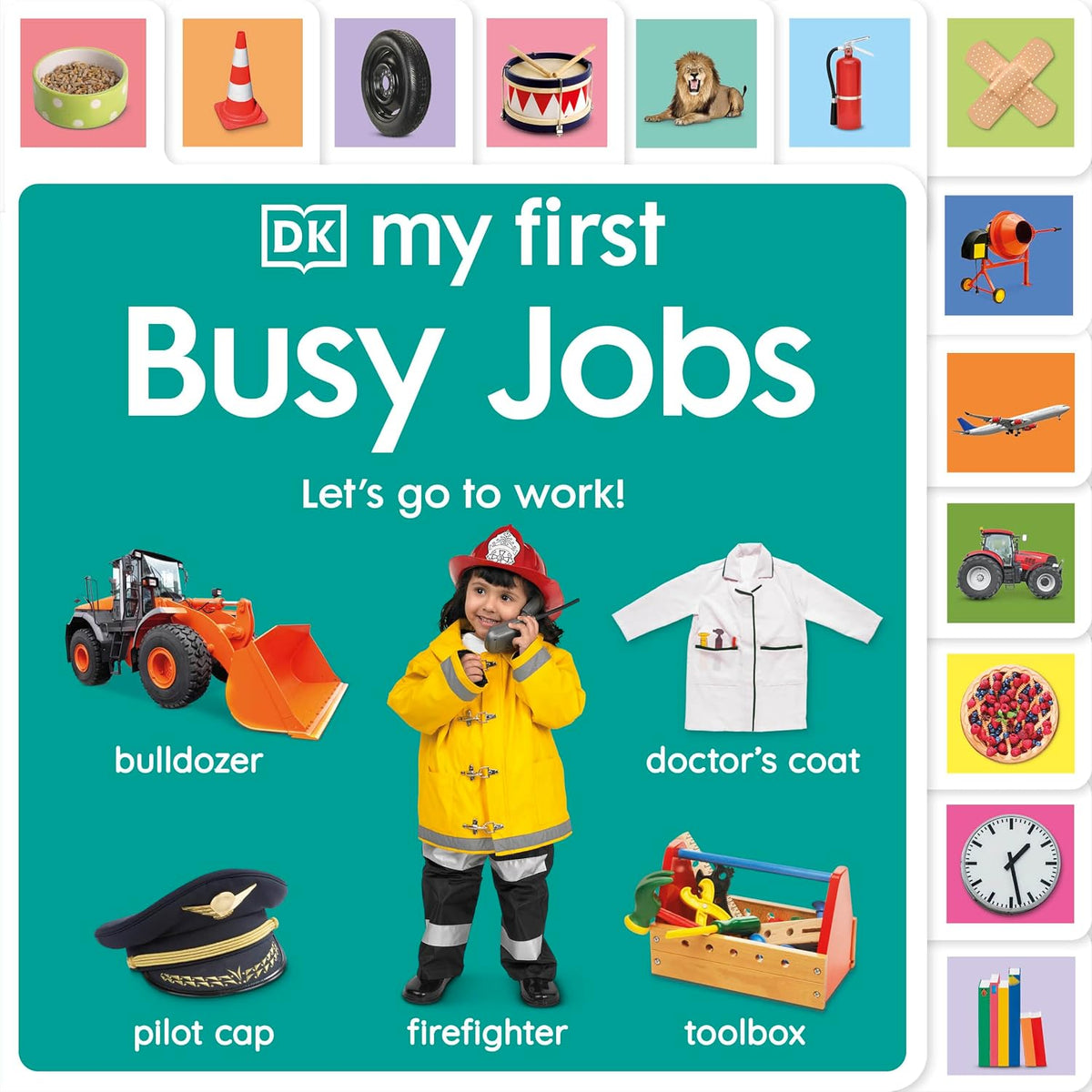 DK My First Busy Jobs (Tabbed Board Book)