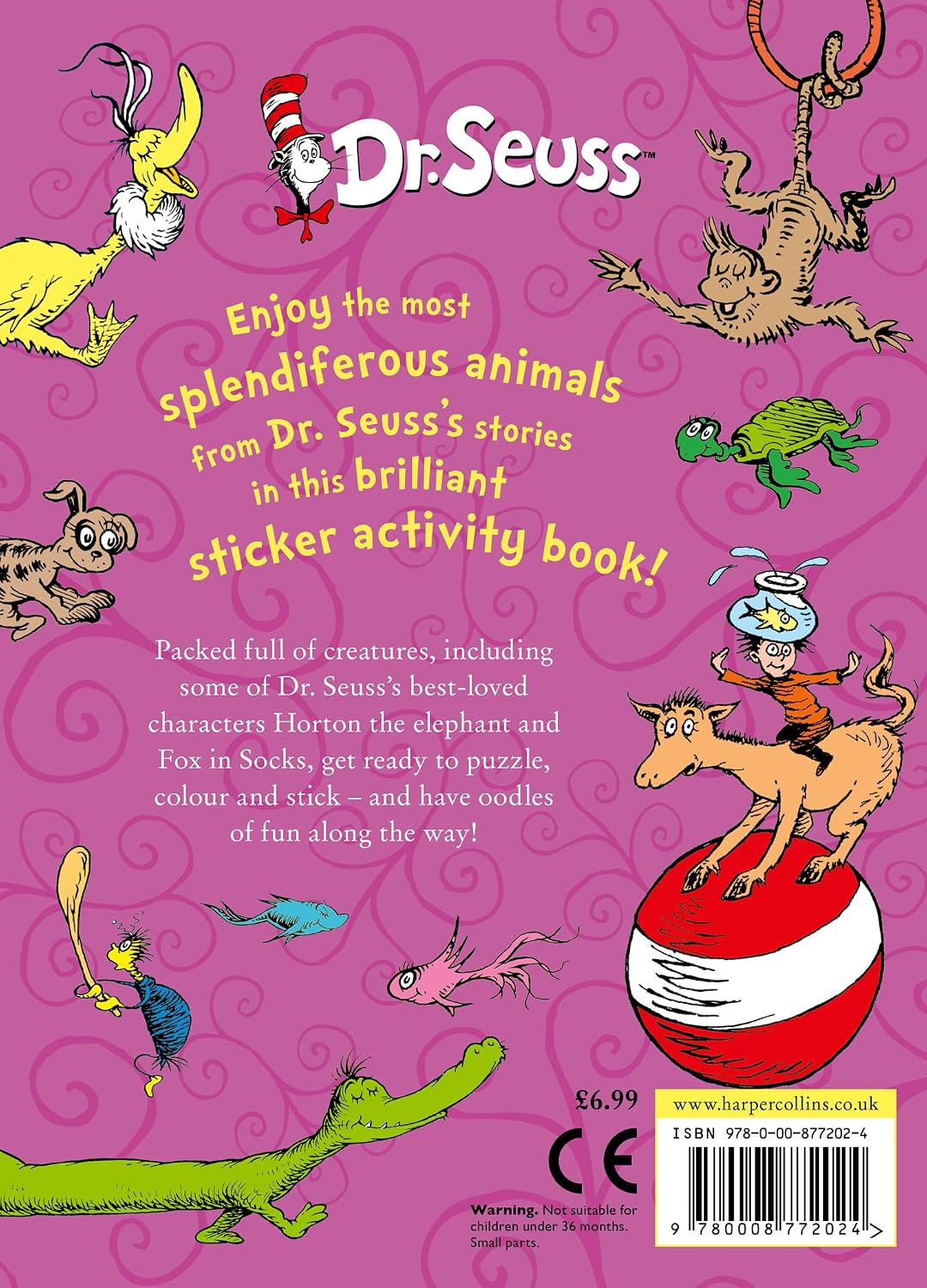 Dr. Seuss Animals Galore (A Sticker Activity Book)