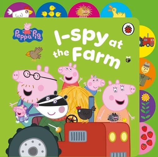 Peppa Pig: I Spy at the Farm (Tabbed Board Book)