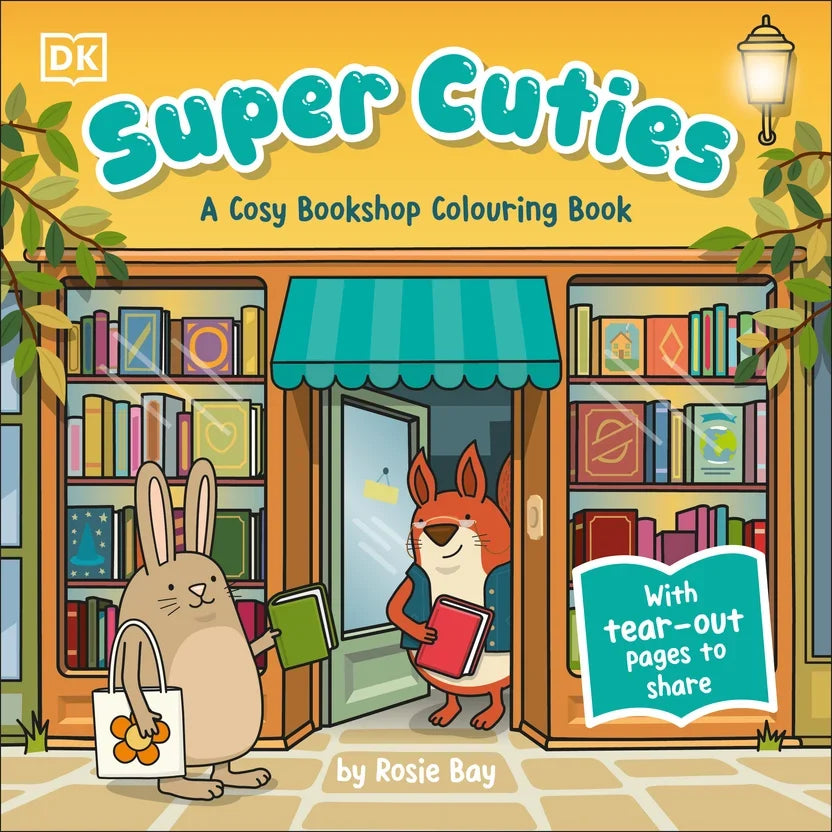 Super Cuties: A Cosy Bookshop Colouring Book
