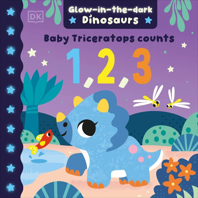 Baby Triceratops Counts 1, 2, 3