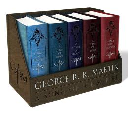 A Game of Thrones Leather-Cloth Boxed Set (Song of Ice and Fire Series)
