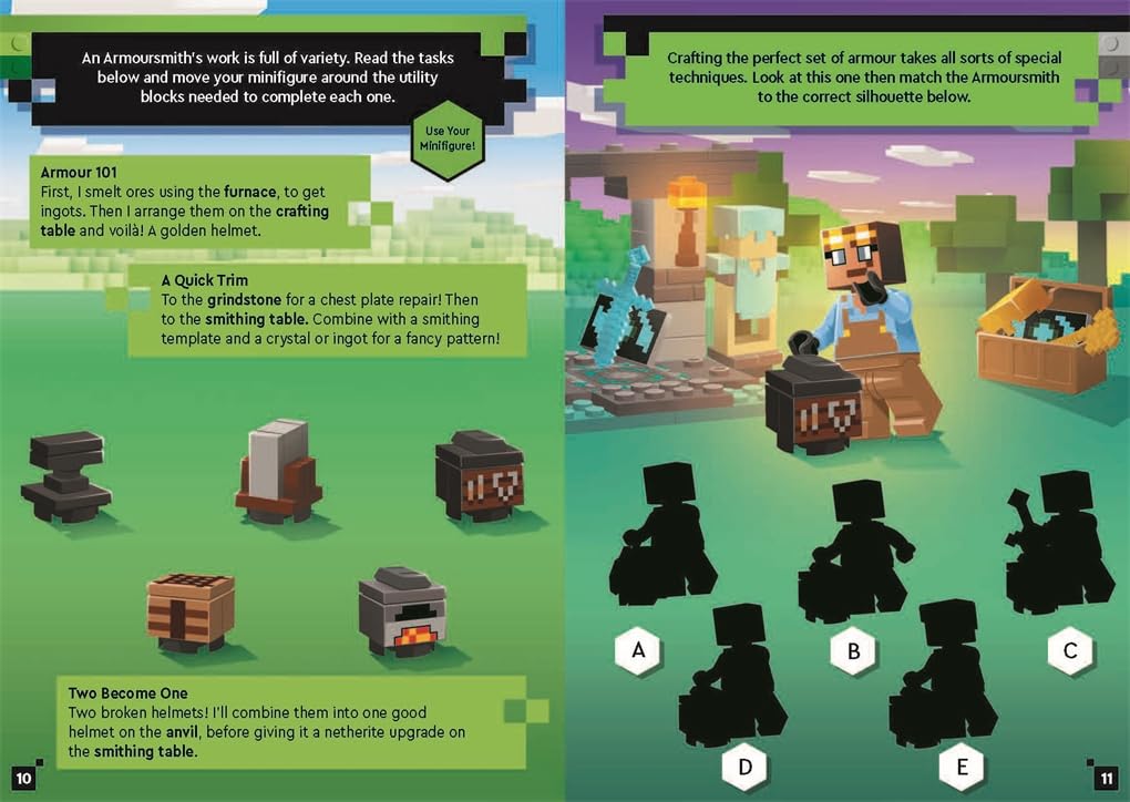 Lego Minecraft Armoursmith Adventure (+ Minifigure)