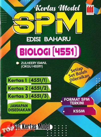 Kertas Model SPM Edisi Baharu Biologi SPM '25