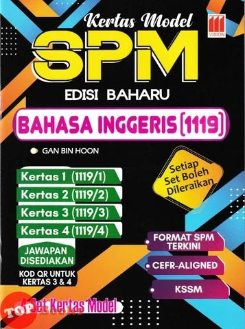 Kertas Model SPM Edisi Baharu Bahasa Inggeris SPM '25