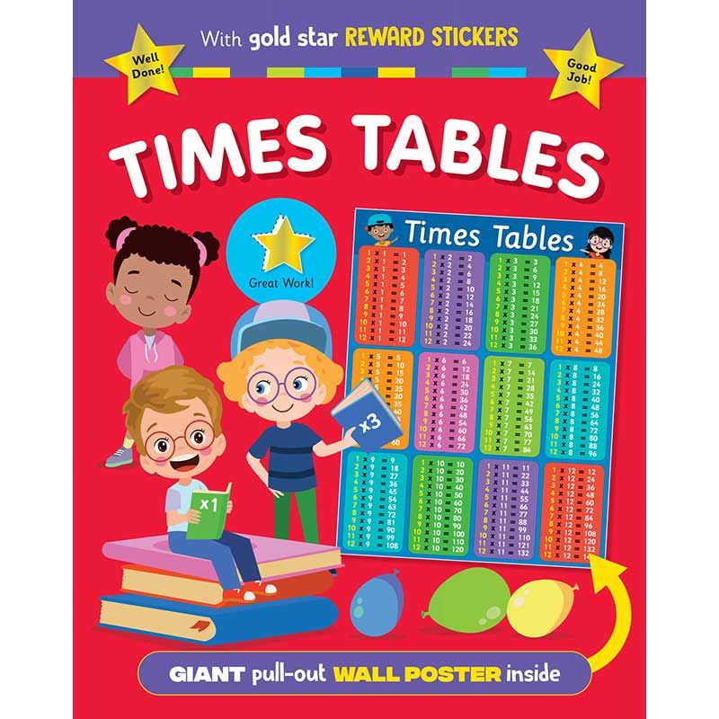 CZD1125_8 Gold Star Times Table Book