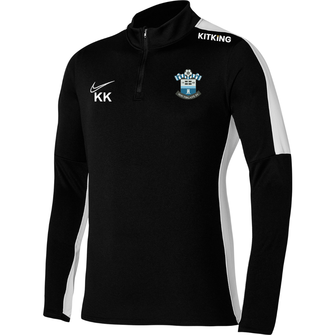 Southgate FC 1/4 Zip Black Drill Top