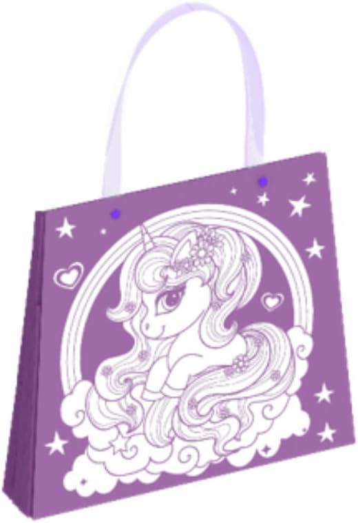 Colour and Carry Tote Bags Unicorn