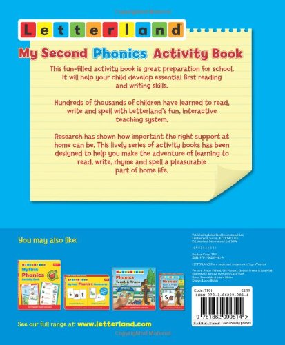 MY SECOND PHONICS ACTIVITY BOOK AGE 4+