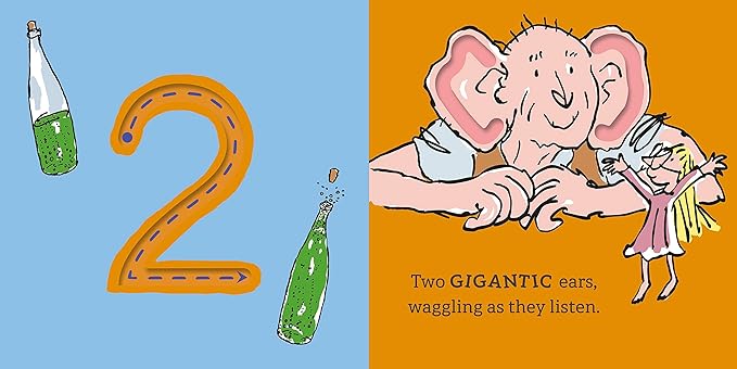 Roald Dahl A Phizz-Whizzing 123 Finger Trail Board Book