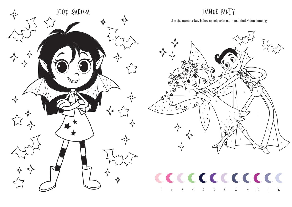 Isadora Moon TVTI Colouring Book