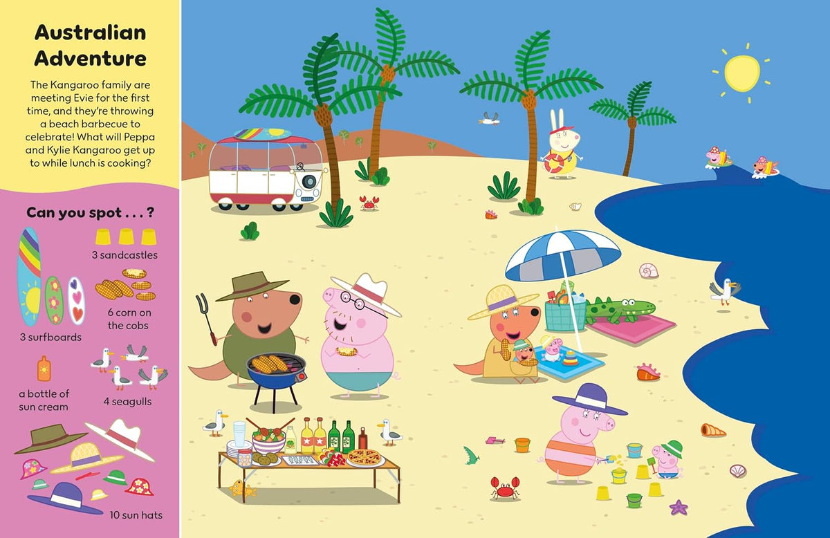 Where's Peppa on Holiday? (A search-and-find book)
