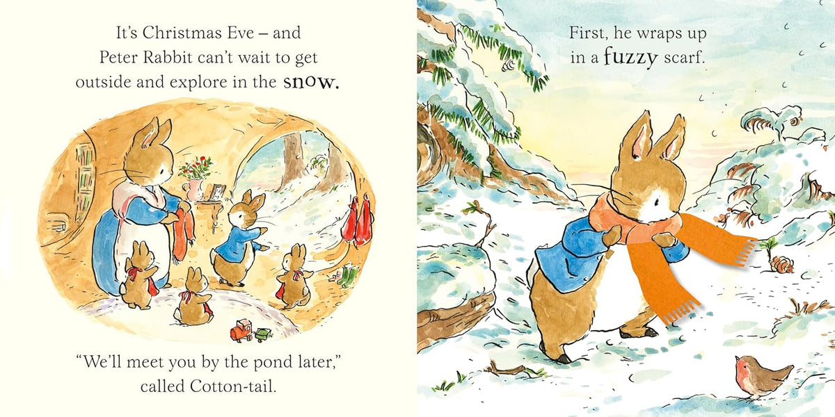 Peter's Snowy Christmas (A Touch-and-Feel Book)