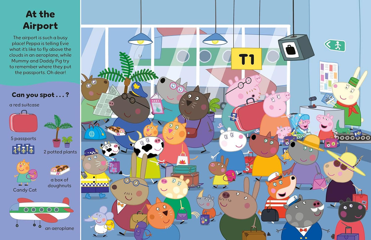Where's Peppa on Holiday? (A search-and-find book)