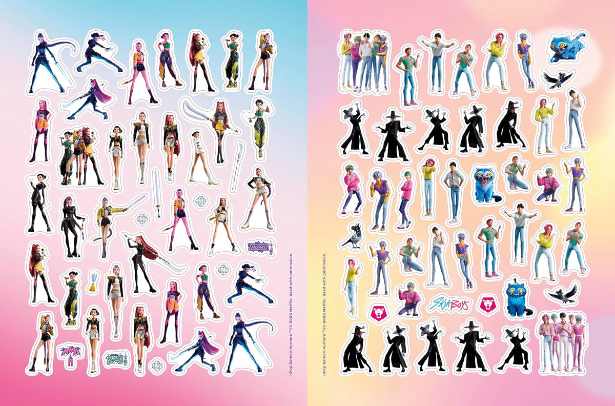 KPop Demon Hunters (Sept'26): Official Sticker Book
