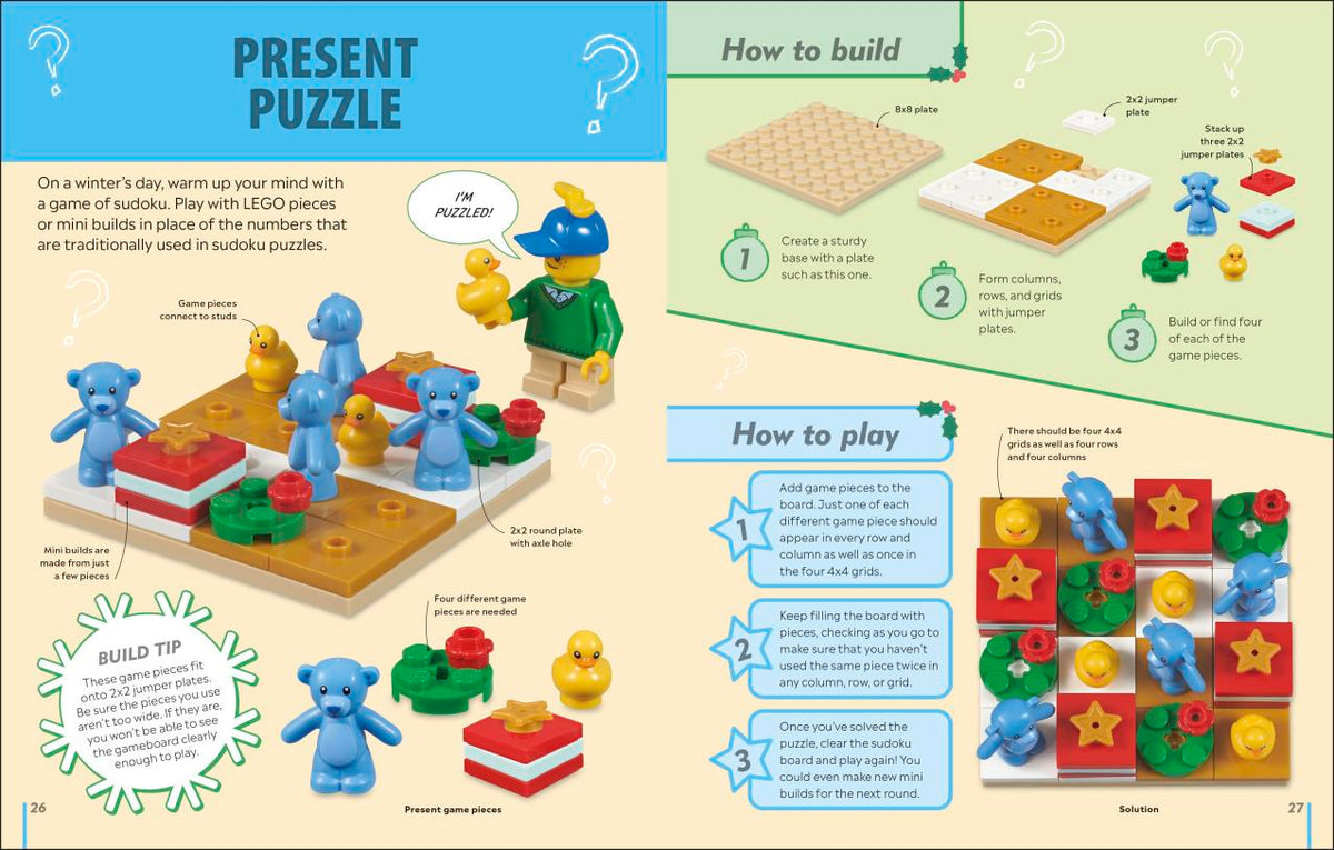 DK Lego Christmas Games Book (Incl Bricks)