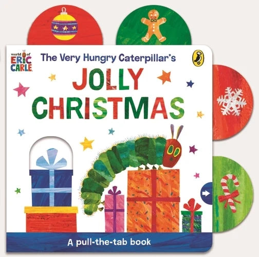 The Very Hungry Caterpillar's Jolly Christmas (Tabbed Board Book)