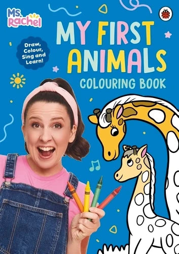 Ladybird Ms Rachel: My First Animals Colouring Book