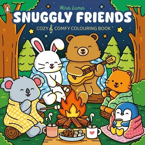 Snuggly Friends (A Cozy & Comfy Colouring book)