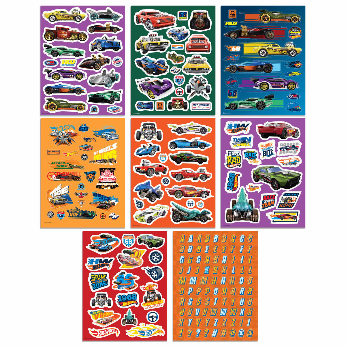 Kaleidoscope Sticker Bomb Hot Wheels