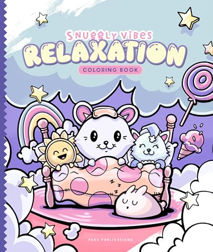 Snuggly Vibes Relaxation Coloring Book