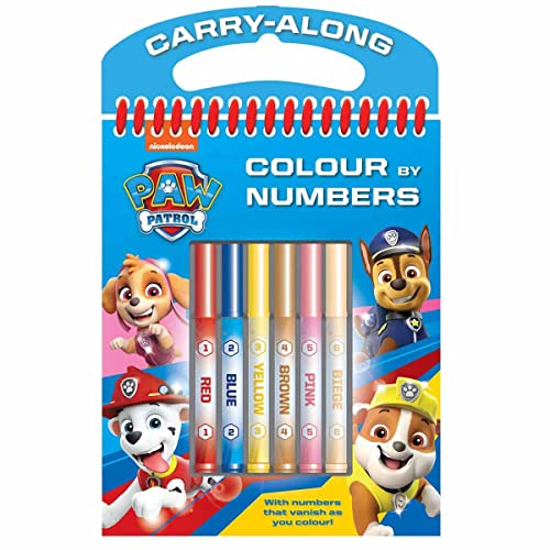 Paw Patrol Colour By Numbers Set