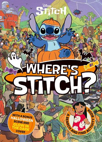 Disney Where's Stitch? Halloween Scene (Search & Find Book)