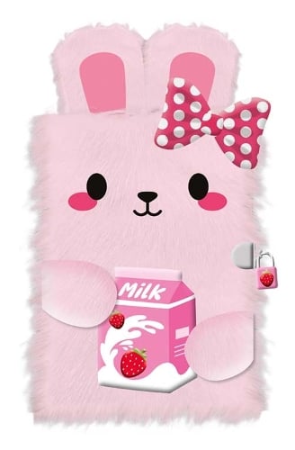 Stationery Strawberry Milk Bunny Diary