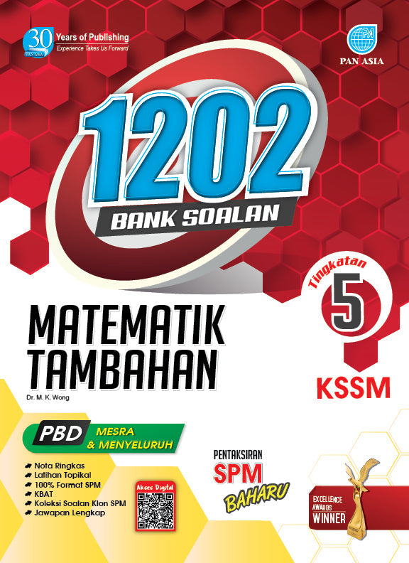 1202 Bank Soalan Matematik Tambahan Tingkatan 5 (Malay Version) **Old Edition