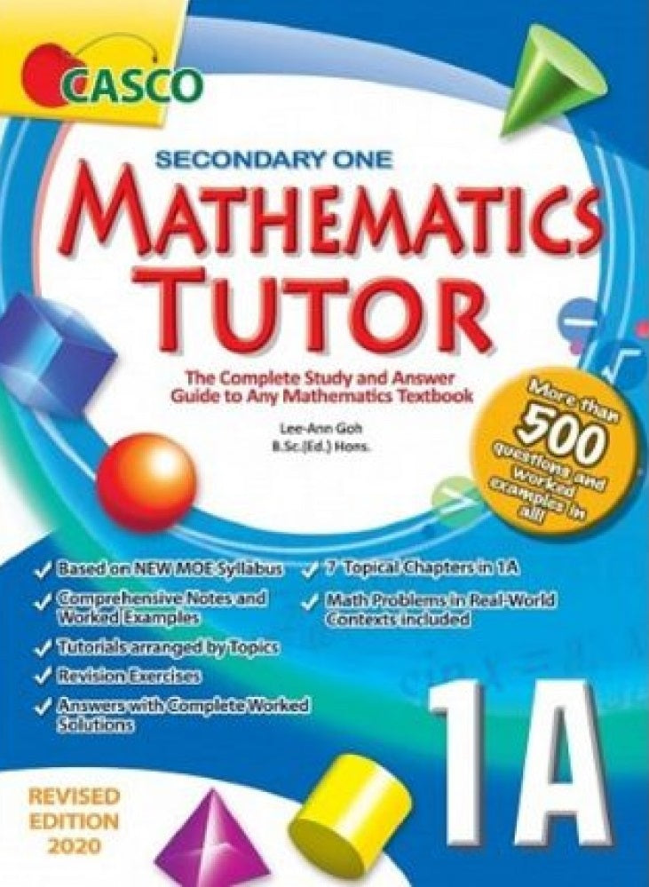 Secondary Mathematics Tutor 1A C Revised Edition 2020