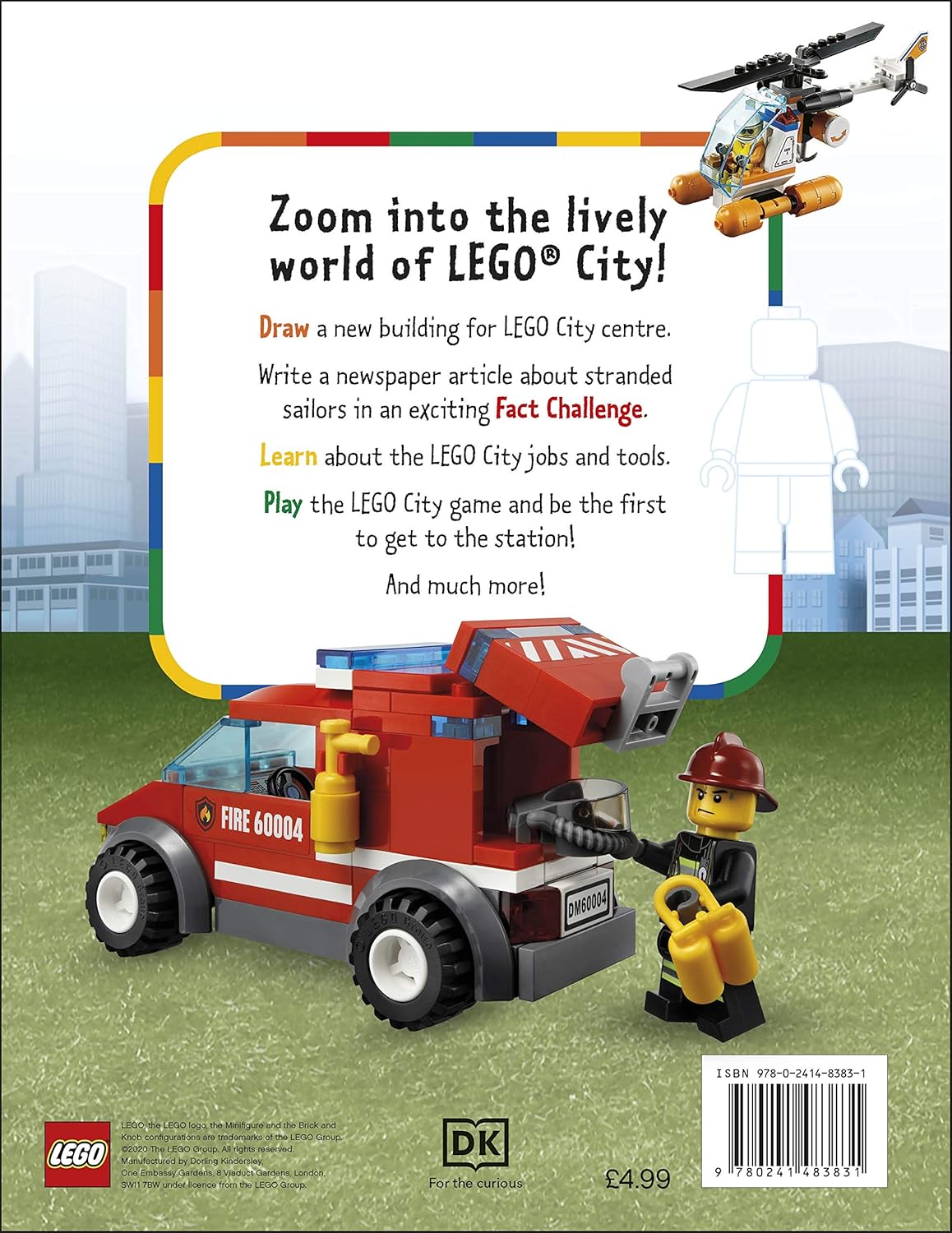DK Ultimate Factivity Book: Lego City - City Jobs