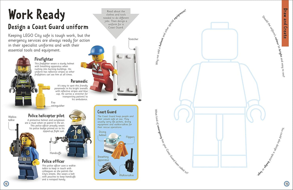 DK Ultimate Factivity Book: Lego City - City Jobs