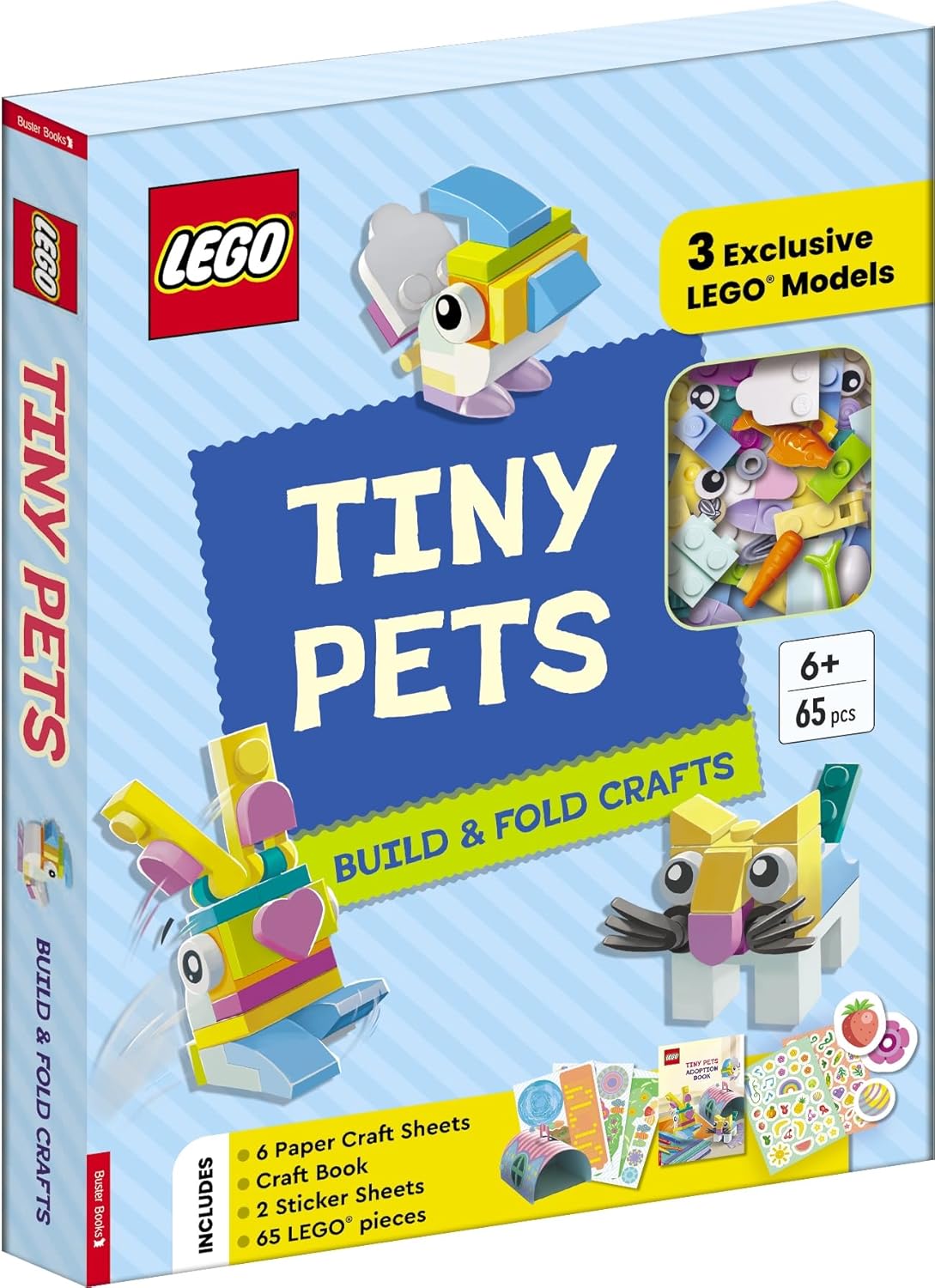 Lego Tiny Pets Build & Fold Crafts (Incl Bricks)