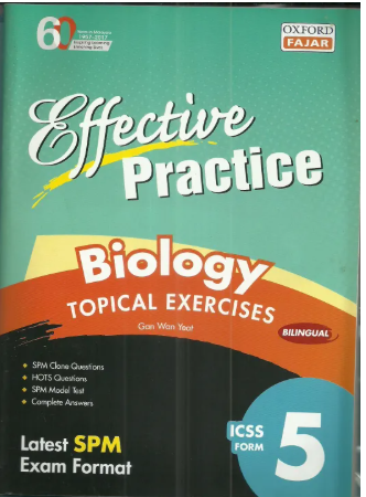 EFFECTIVE PRACTICE BIOLOGY FORM 5 17/18
