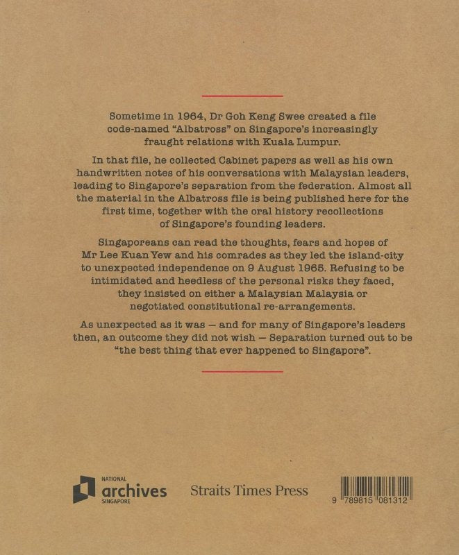 The Albatross File: Inside Separation  (Paperback ed) (FIRM)