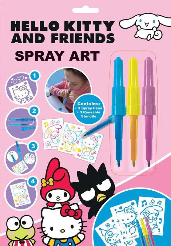 Hello Kitty Spray Art
