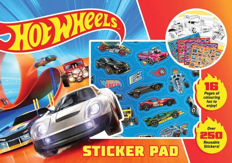 Hot Wheels Sticker Pad