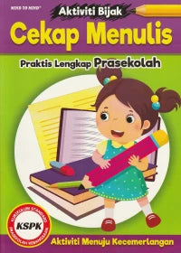 Aktiviti Bijak Cekap Menulis Praktis Lengkap Prasekolah