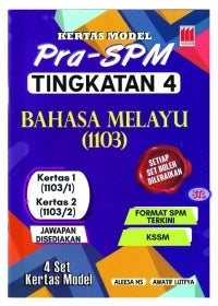 Kertas Model Pra-SPM Edisi Baharu Bahasa Melayu Tingkatan 4