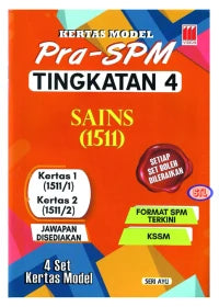 Kertas Model Pra-SPM Edisi Baharu Bahasa Sains Tingkatan 4