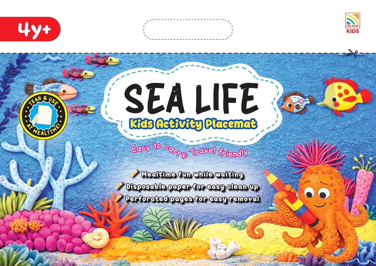 Kids Activity Placemat - Sea Life